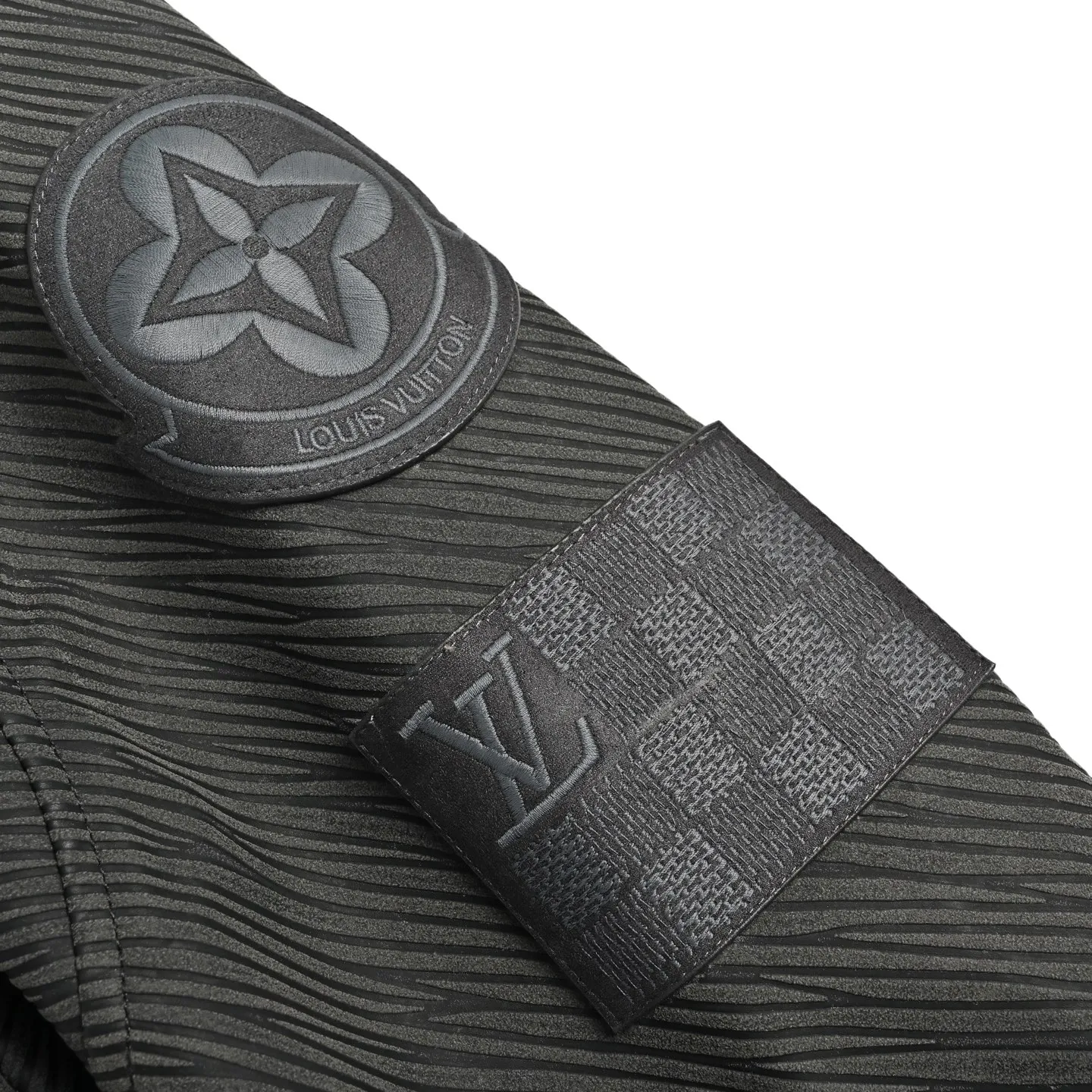Louis Vuitton/Louis Vuitton twill button shoulder patch lapel jacket jacket
